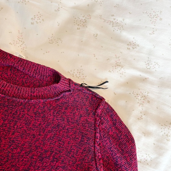 Lightweight H&M DIVIDED Sweater - Red and Navy or Berry - Picture 7 of 9